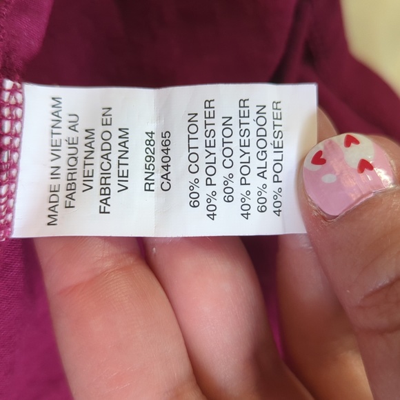 🔖4 for $20 LAST DROP Children's Place sz10/12 maroon t-shirt dress EUC - Picture 4 of 4